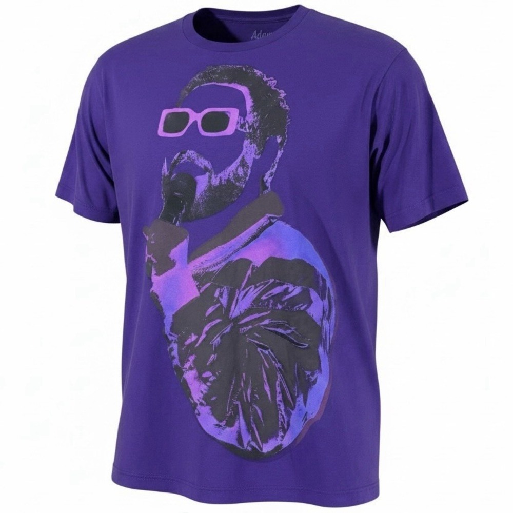 Official Adam Sandler The I Missed You Tour 2 Sided T-Shirt Purple Men's Size XL